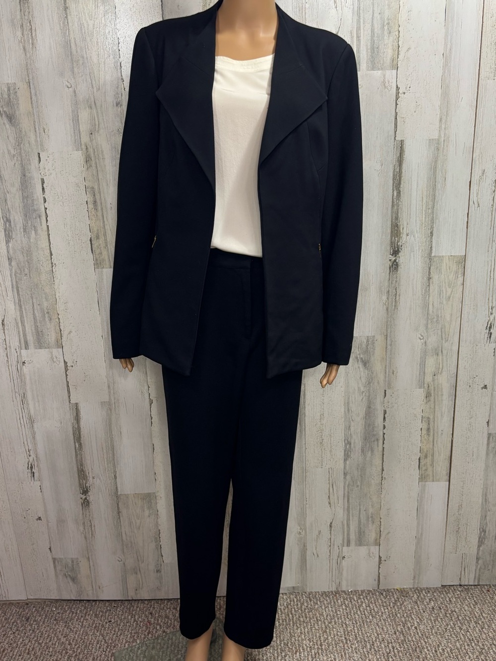 Calvin Klein Black Tailored Blazer and Pants Set
